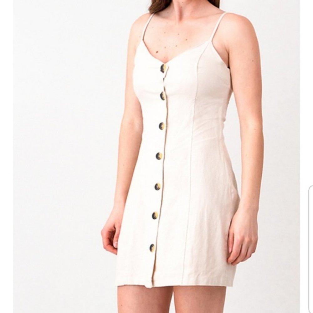 NEW Linen Button Down Dress